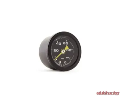 Hybrid Racing Universal Liquid Filled Fuel Pressure Gauge - HYB-FPG-01-02