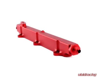 Hybrid Racing High Flow Fuel Rail B-Series Universal Dust Red - HYB-FRL-01-31