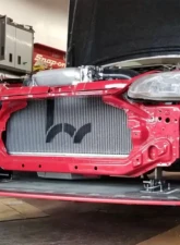 Hybrid Racing K-Swap Fullsize Radiator Honda Civic | Del Sol with K-Swap 1992-1997                                     - HYB-RAD-01-08 - Image 4