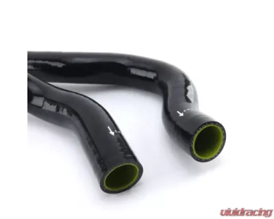 Hybrid Racing Silicone Radiator Hoses Black Honda Civic Si EM1 1999-2000 - HYB-RAH-01-33