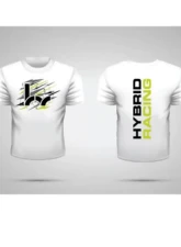 Hybrid Racing Livery T-Shirt White                                     - HYB-RCT-00-2X - Image 3