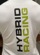 Hybrid Racing Livery T-Shirt White                                     - HYB-RCT-00-XL - Image 2