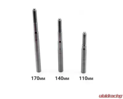 Hybrid Racing Stainless Steel Shift Rod 140mm - HYB-ROD-01-07