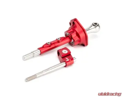 Hybrid Racing Adjustable Short Shifter Assembly for B&D Series Red - HYB-SAS-01-32