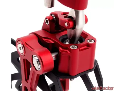 Hybrid Racing Adjustable Short Shifter Assembly Dust Red Honda Civic 2016-2020 - HYB-SAS-01-36