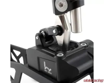 Hybrid Racing Short Shifter Assembly Dust Black Acura TSX | TL | Honda Accord 2004-2008 - HYB-SAS-01-55