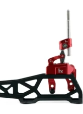 Hybrid Racing Short Shifter Assembly Dust Red Acura TSX | TL | Honda Accord 2004-2008                                     - HYB-SAS-01-56 - Image 2