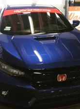 Hybrid Racing Tribute Windshield Sunstrip Red                                     - HYB-STI-00-03 - Image 3