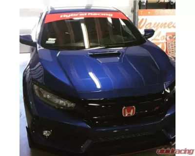 Hybrid Racing Tribute Windshield Sunstrip Red - HYB-STI-00-03