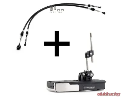 Hybrid Racing A2 K-Swap Shifter & Shifter Cable Combo Honda | Acura 1988-2001 - HYB-BUN-01-02