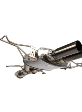 Hybrid Racing Blown Tip Design Formula Exhaust System for 2001-2005 Honda Civic                                     - HYB-CES-01-05 - Image 9