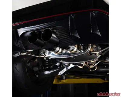 Hybrid Racing Blown Tip Design Formula Exhaust System for 2001-2005 Honda Civic - HYB-CES-01-05