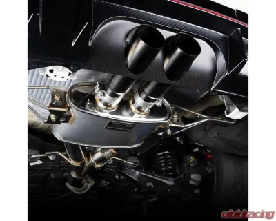 Hybrid Racing Blown Tip Design Formula Exhaust System for 2001-2005 Honda Civic - HYB-CES-01-05