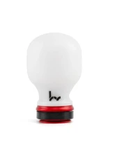 Hybrid Racing White | Red Delrin Chicane Shift Knob                                     - HYB-NOB-01-27 - Image 2