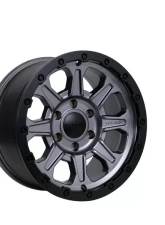 Tremor Alloy Wheels 103 Impact Wheel 20x9 6x135 BP +0mm 87.1mm Hub Bore Graphite Grey with Black Lip                                     - 103-290360GG - Image 2