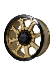 Tremor Alloy Wheels 103 Impact Wheel 20x9 8x170 BP +0m 124.9mm Hub Bore Gloss Gold with Gloss Black Lip                                     - 103-290700GB - Image 2