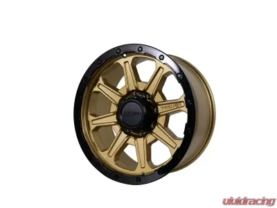 Tremor Alloy Wheels 103 Impact Wheel 20x9 8x170 BP +0m 124.9mm Hub Bore Gloss Gold with Gloss Black Lip - 103-290700GB