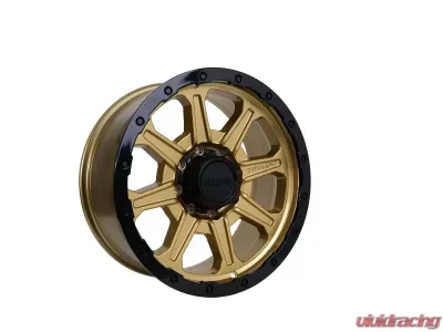 Tremor Alloy Wheels 103 Impact Wheel 20x9 8x170 BP +0m 124.9mm Hub Bore Gloss Gold with Gloss Black Lip - 103-290700GB