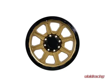 Tremor Alloy Wheels 103 Impact Wheel 20x9 8x170 BP +0m 124.9mm Hub Bore Gloss Gold with Gloss Black Lip - 103-290700GB