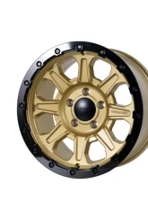 Tremor Alloy Wheels 103 Impact Wheel 20x9 5x5/127 BP 0mm 78.1mm Hub Bore Gloss Gold with Gloss Black Lip                                     - 103-290730GB - Image 3