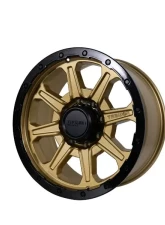 Tremor Alloy Wheels 103 Impact Wheel 20x9 8x6.5/165.1 BP +0mm 121.3mm Hub Bore Gloss Gold with Gloss Black Lip                                     - 103-290810GB - Image 2