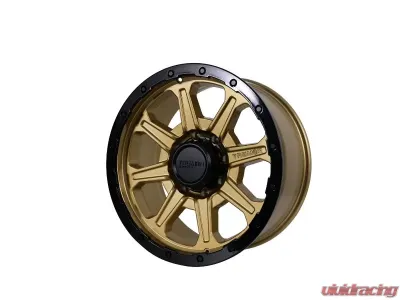 Tremor Alloy Wheels 103 Impact Wheel 20x9 8x6.5/165.1 BP +0mm 121.3mm Hub Bore Gloss Gold with Gloss Black Lip - 103-290810GB