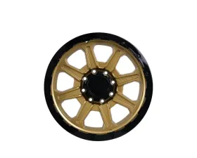 Tremor Alloy Wheels 103 Impact Wheel 20x9 8x6.5/165.1 BP +0mm 121.3mm Hub Bore Gloss Gold with Gloss Black Lip
