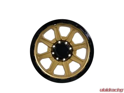 Tremor Alloy Wheels 103 Impact Wheel 20x9 8x6.5/165.1 BP +0mm 121.3mm Hub Bore Gloss Gold with Gloss Black Lip - 103-290810GB