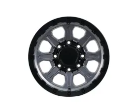 Tremor Alloy Wheels 103 Impact Wheel 20x9 8x6.5/165.1 BP +0mm 121.3mm Hub Bore Graphite Grey with Black Lip