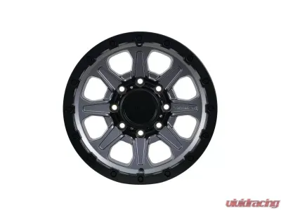 Tremor Alloy Wheels 103 Impact Wheel 20x9 8x6.5/165.1 BP +0mm 121.3mm Hub Bore Graphite Grey with Black Lip - 103-290810GG