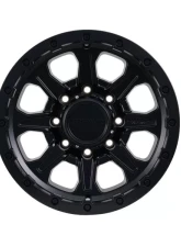 Tremor Alloy Wheels 103 Impact Wheel 20x9 8x180 BP +0mm 124.1mm Hub Bore All Satin Black                                     - 103-290870SB - Image 4