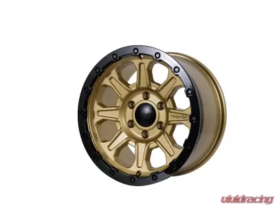 Tremor Alloy Wheels 103 Impact Wheel 17x8.5 6x135BP +0mm 87.1mm Hub Bore Gloss Gold with Gloss Black Lip - 103-785360GB