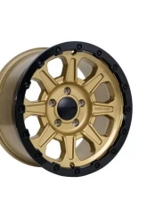 Tremor Alloy Wheels 103 Impact Wheel 17x8.5 5x150 BP +0mm 110.5m Hub Bore Gloss Gold with Gloss Black Lip                                     - 103-785500GB - Image 2