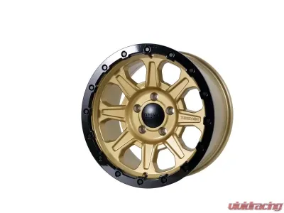 Tremor Alloy Wheels 103 Impact Wheel 17x8.5 5x150 BP +0mm 110.5m Hub Bore Gloss Gold with Gloss Black Lip - 103-785500GB