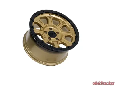Tremor Alloy Wheels 103 Impact Wheel 17x8.5 5x5/127 BP 0mm 78.1m Hub Bore Gloss Gold with Gloss Black Lip - 103-785730GB