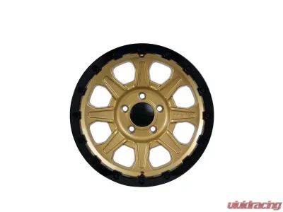 Tremor Alloy Wheels 103 Impact Wheel 17x8.5 5x5/127 BP 0mm 78.1m Hub Bore Gloss Gold with Gloss Black Lip - 103-785730GB