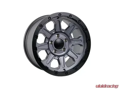 Tremor Alloy Wheels 103 Impact Wheel 17x8.5 5x5/127 BP 0mm 78.1m Hub Bore Graphite Grey with Black Lip - 103-785730GG