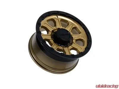 Tremor Alloy Wheels 103 Impact Wheel 17x8.5 8x6.5/165.1 BP +0mm 121.3mm Hub Bore Gloss Gold with Gloss Black Lip - 103-785810GB