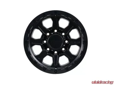Tremor Alloy Wheels 103 Impact Wheel 17x8.5 8x6.5/165.1 BP +0mm 121.3m Hub Bore All Satin Black - 103-785810SB