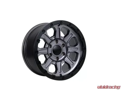 Tremor Alloy Wheels 103 Impact Wheel 17x8.5 6x5.5/139.7 BP +0mm 106.2mm Hub Bore Graphite Grey with Black Lip - 103-785830GG
