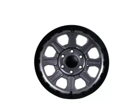 Tremor Alloy Wheels 103 Impact Wheel 17x8.5 6x5.5/139.7 BP +0mm 106.2mm Hub Bore Graphite Grey with Black Lip