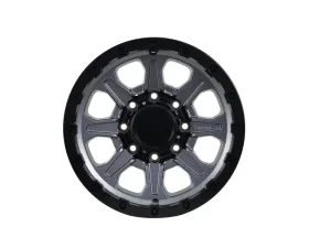 Tremor Alloy Wheels 103 Impact Wheel 17x8.5 8x170 BP +0mm 124.9mm Hub Bore Graphite Grey with Black Lip
