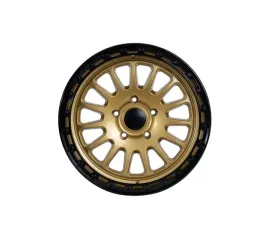 Tremor Alloy Wheels 104 Aftershock Wheel 20x9 5x150 +0mm 110.5mm Hub Bore Gloss Gold with Gloss Black Lip