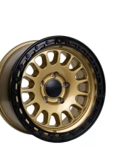 Tremor Alloy Wheels 104 Aftershock Wheel 17x8.5 5x150 BP +0mm 110.5mm Hub Bore Gloss Gold with Gloss Black Lip                                     - 104-785500GB - Image 2