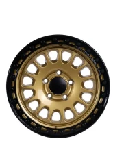 Tremor Alloy Wheels 104 Aftershock Wheel 17x8.5 5x150 BP +0mm 110.5mm Hub Bore Gloss Gold with Gloss Black Lip                                     - 104-785500GB - Image 5