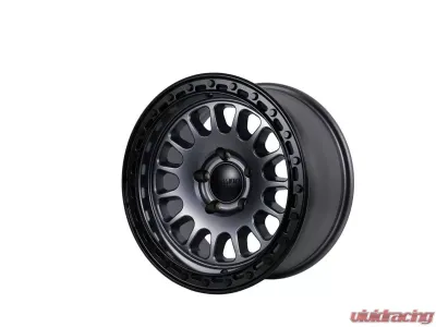 Tremor Alloy Wheels 104 Aftershock Wheel 17x8.5 5x150 BP +0mm 110.5mm Hub Bore Graphite Grey with Black Lip - 104-785500GG