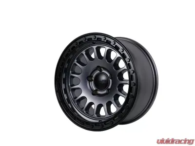 Tremor Alloy Wheels 104 Aftershock Wheel 17x8.5 5x5/127 BP 0mm 78.1mm Hub Bore Graphite Grey with Black Lip - 104-785730GG