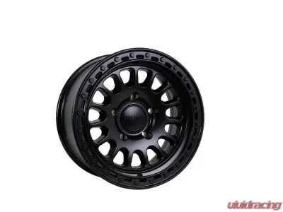 Tremor Alloy Wheels 104 Aftershock Wheel 17x8.5 5x5/127 BP 0mm 78.1mm Hub Bore All Satin Black - 104-785730SB