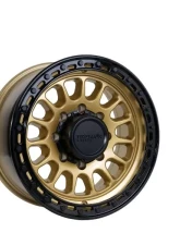 Tremor Alloy Wheels 104 Aftershock Wheel 17x8.5 8x6.5/165.1 BP +0mm 121.3 Hub Bore Gloss Gold with Gloss Black Lip                                     - 104-785810GB - Image 2