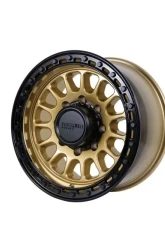 Tremor Alloy Wheels 104 Aftershock Wheel 17x8.5 8x6.5/165.1 BP +0mm 121.3 Hub Bore Gloss Gold with Gloss Black Lip                                     - 104-785810GB - Image 3